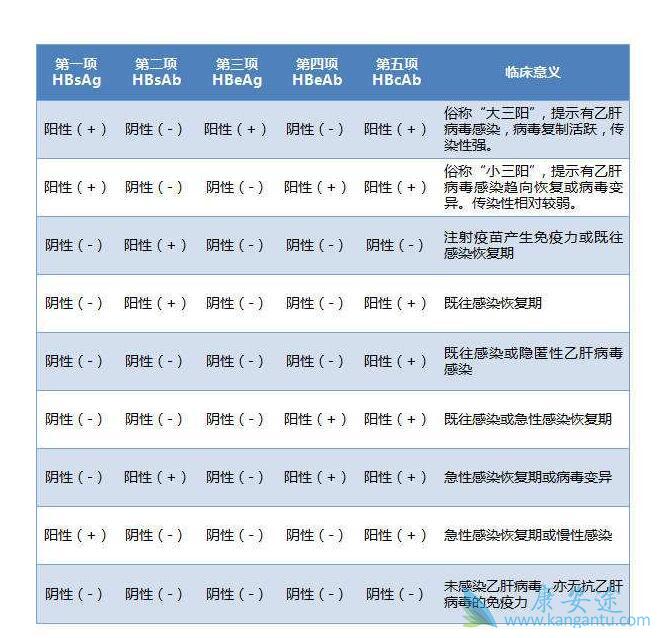 乙肝五项 乙肝五项