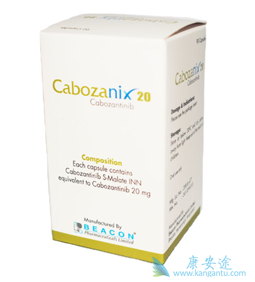 卡博替尼与安慰剂组比较 卡博替尼与安慰剂组比较