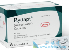 ����ʹ���׵���˹(midostaurin)����߰�֢���Ƶ�Ч��